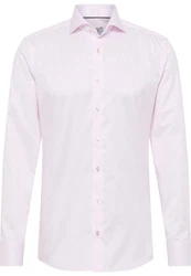 Eterna Klassische Bluse 1863 SLIM FIT Langarm Hemd Rosa