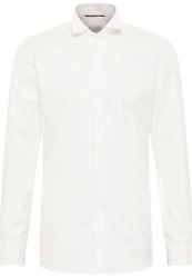 Eterna Langarmhemd SLIM FIT NON IRON Weiß/Creme