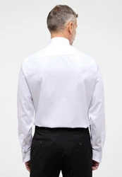 Eterna Langarmhemd SLIM FIT NON IRON Weiß/Creme