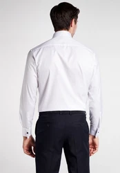 Eterna Langarmhemd COMFORT FIT NON IRON Weiß/Creme/Rot/Braun/Dunkelrot