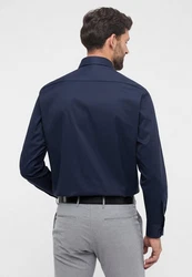 Eterna Langarmhemd COMFORT FIT NON IRON Dunkelblau