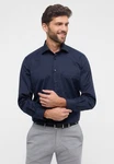 Eterna Langarmhemd COMFORT FIT NON IRON Dunkelblau