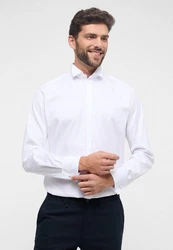 Eterna Langarmhemd MODERN FIT NON IRON Weiß/Creme