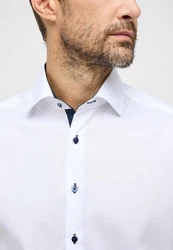 Eterna Klassische Bluse MODERN FIT Hemd (8100-12-C13K) Weiß/Creme