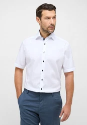 Eterna Klassische Bluse MODERN FIT Hemd (8100-12-C13K) Weiß/Creme