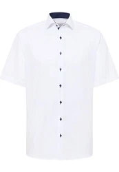 Eterna Klassische Bluse MODERN FIT Hemd (8100-12-C13K) Weiß/Creme