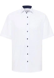 Eterna Klassische Bluse MODERN FIT Hemd (8100-12-C13K) Weiß/Creme