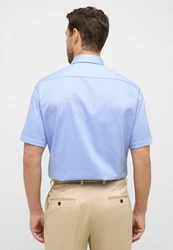 Eterna Klassische Bluse MODERN FIT Hemd (8100-12-C13K) mittelblau (8100-12-C13K)
