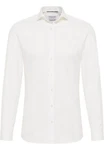 Eterna Langarmhemd SUPER SLIM NON IRON Weiß/Khaki/Beige