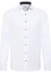 Eterna Business Langarmhemd Modern Fit Non Iron Weiß/Creme/Schwarz