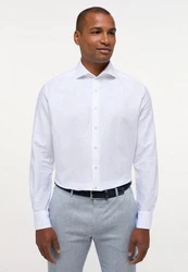 Eterna Langarmhemd MODERN FIT EASY IRON Weiß/Creme