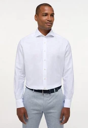 Eterna Langarmhemd MODERN FIT EASY IRON Weiß/Creme