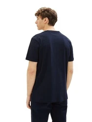 TOM TAILOR DENIM T-Shirt creme/navy/weiß