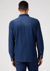 WRANGLER Hemd Denim blau