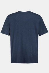 JP1880 T-Shirt Basic V-Ausschnitt Dunkelblau/Blau/Grau