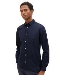 TOM TAILOR Hemd Dunkelblau