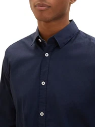 TOM TAILOR Hemd Dunkelblau