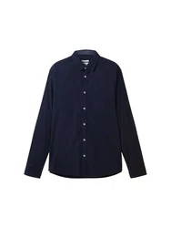 TOM TAILOR Hemd Dunkelblau