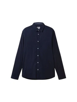 TOM TAILOR Hemd Dunkelblau