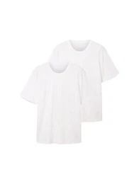 Kurzarmshirt T-Shirt im 2er Pack - Gerade