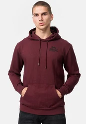 Lonsdale Kapuzenpullover Talmine Dunkelrot/Bordeaux