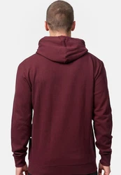 Lonsdale Kapuzenpullover Talmine Dunkelrot/Bordeaux