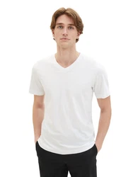 TOM TAILOR T-Shirt mit V-Ausschnitt 