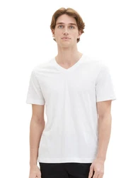 TOM TAILOR T-Shirt mit V-Ausschnitt 