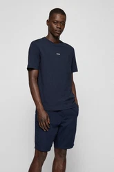 BOSS ORANGE T-Shirt TChup mit Rundhalsausschnitt Dunkelblau/Schwarz/Braun