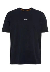 BOSS ORANGE T-Shirt TChup mit Rundhalsausschnitt Dunkelblau/Schwarz/Braun