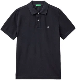 Poloshirt mit Logo in Brusthhe