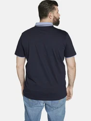 Charles Colby Poloshirt EARL WILLMER Dunkelblau/Hellblau/Blau