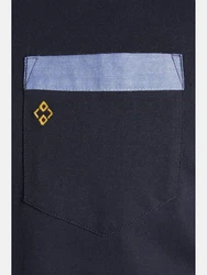 Charles Colby Poloshirt EARL WILLMER Dunkelblau/Hellblau/Blau