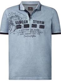 Poloshirt ANTHONIS mit seitlichen Schlitzen
