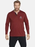 Jan Vanderstorm Langarmshirt NICIAS Dunkelrot/Rot/Bordeaux/Braun