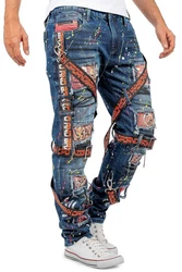 Cipo & Baxx 5-Pocket Jeans Bunte Hose BA-CD716 Blau