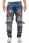 Cipo & Baxx 5-Pocket Jeans Bunte Hose BA-CD716 Blau