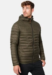 Indicode Herren Bowers Steppjacke Winterjacke Übergangsjacke Dunkelgrün/Khaki/Grün