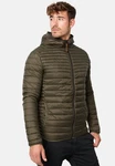 Indicode Herren Bowers Steppjacke Winterjacke Übergangsjacke Dunkelgrün/Khaki/Grün