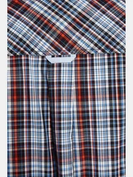 Charles Colby Kurzarmhemd DUKE BELTRAM Blau/Rot