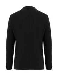 Benvenuto Anzug Othello Iago (3-tlg) Super Slim Fit Schwarz/Dunkelgrau