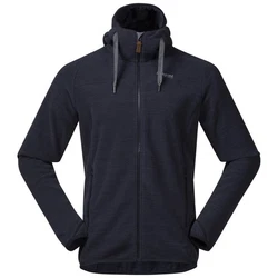 Bergans Anorak Style Hareid Fleece Jacket Herren Dunkelblau/Blau