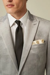 Next Sakko Slim-Fit  Grau/Khaki