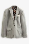 Next Sakko Slim-Fit  Grau/Khaki