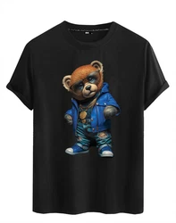 RMK T-Shirt Herren Teddy Bear Braun/Dunkelblau/Schwarz/Hellblau