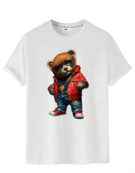 RMK T-Shirt Herren Teddy Bear Braun/Rot