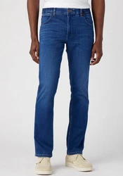 Wrangler Straight-Jeans Greensboro Thunder Blau/Hellblau/Dunkelblau