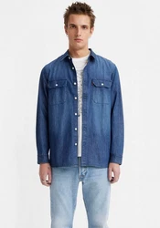 Levi's Jeanshemd LE JACKSON WORKER Dunkelblau/Blau/Hellblau