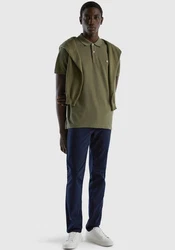 United Colors of Benetton Chinohose im klassischen Look Dunkelblau/Blau