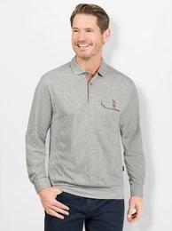 T-Shirt Langarm-Poloshirt